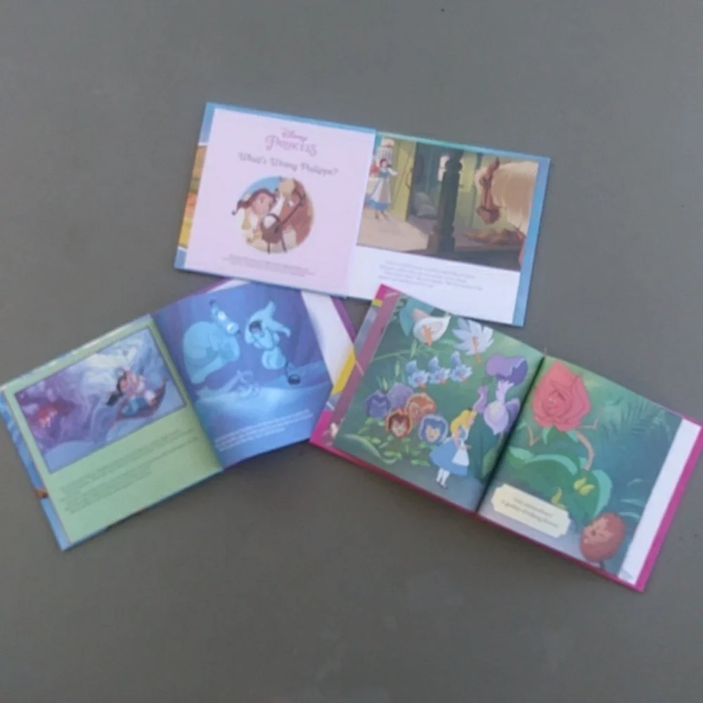 Disney Bendon Kids Storybook Set - Belle, Jasmine and Alice in Wonderland